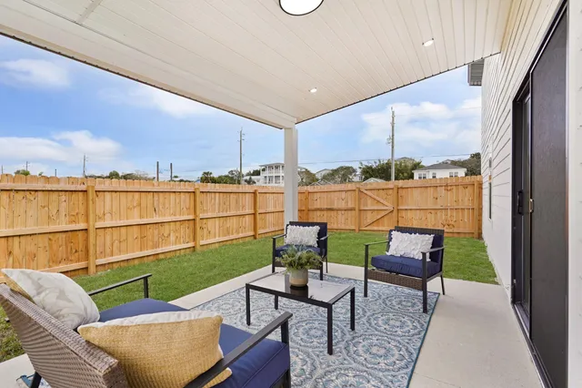 a house with a outdoor space