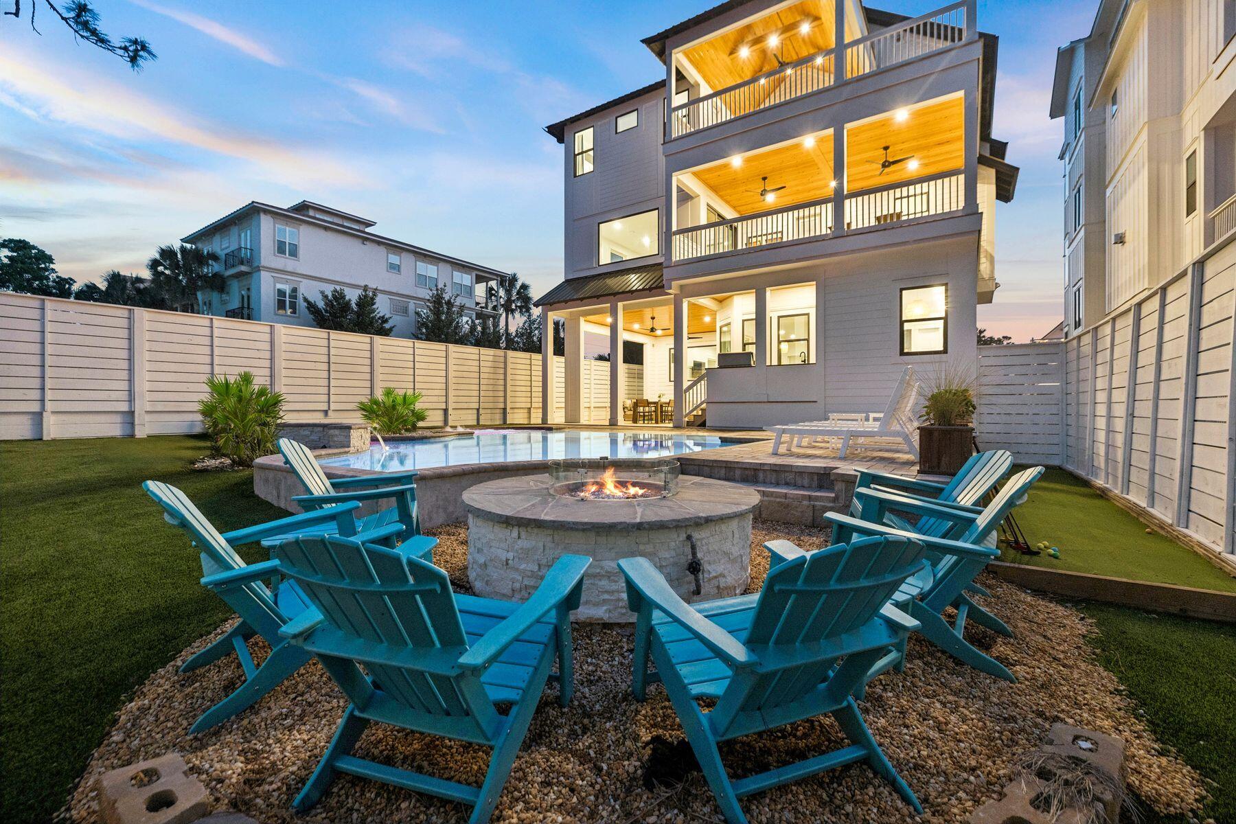 58 Santa Clara Street Santa Rosa Beach, FL 32459 - Photo 2 of 49 a view of a chairs and table in patio