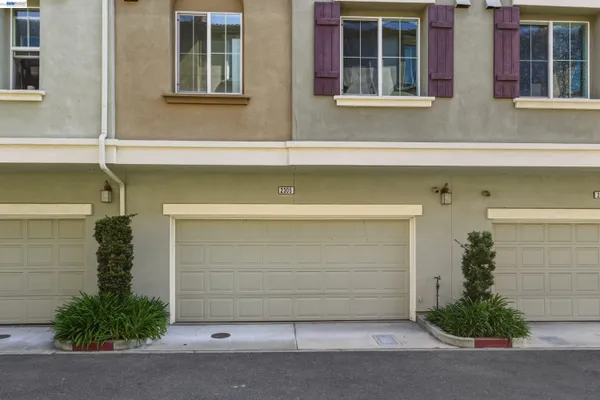 a view of a building along the street