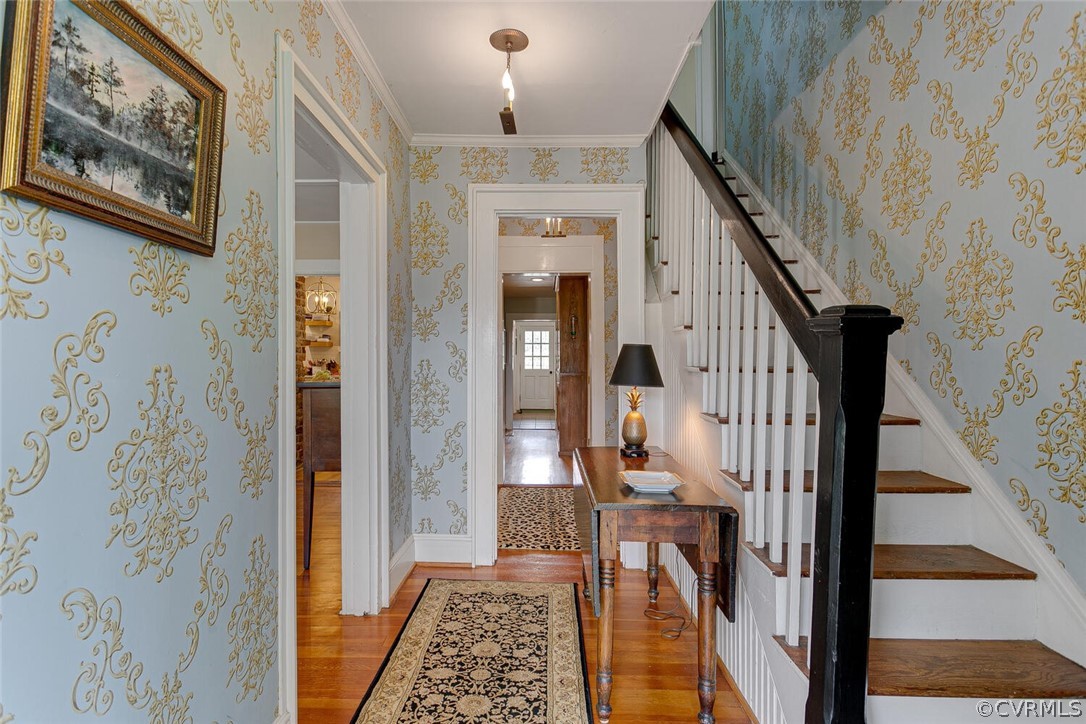 1161 Manakin Road Manakin-Sabot, VA 23103 - Photo 5 of 50 This welcoming foyer has a heart pine floor, steps