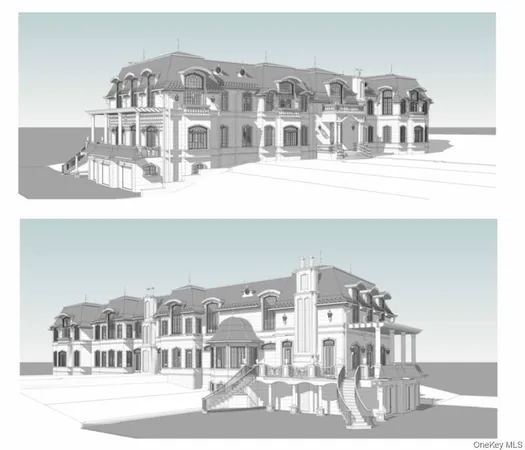 a front view of a building
