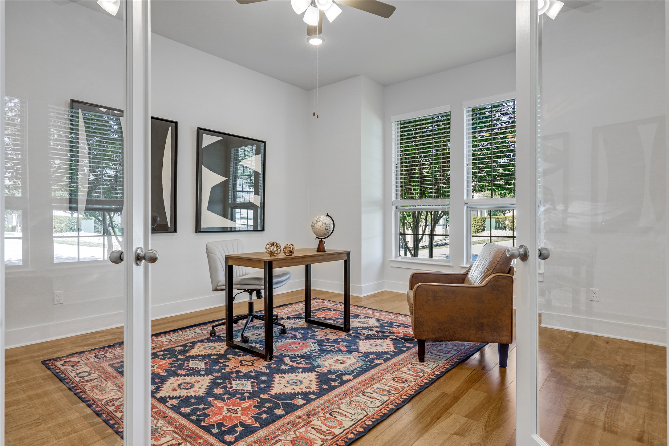 4628 Vieste View Leander, TX 78641 - Photo 21 of 40 Office with glass fench doors