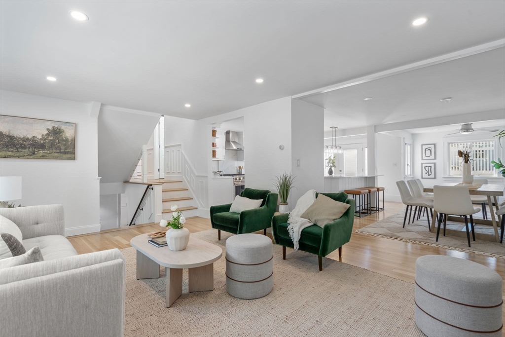 13 Doane Road Medford, MA 02155 - Photo 9 of 42 a living room with furniture and a large window