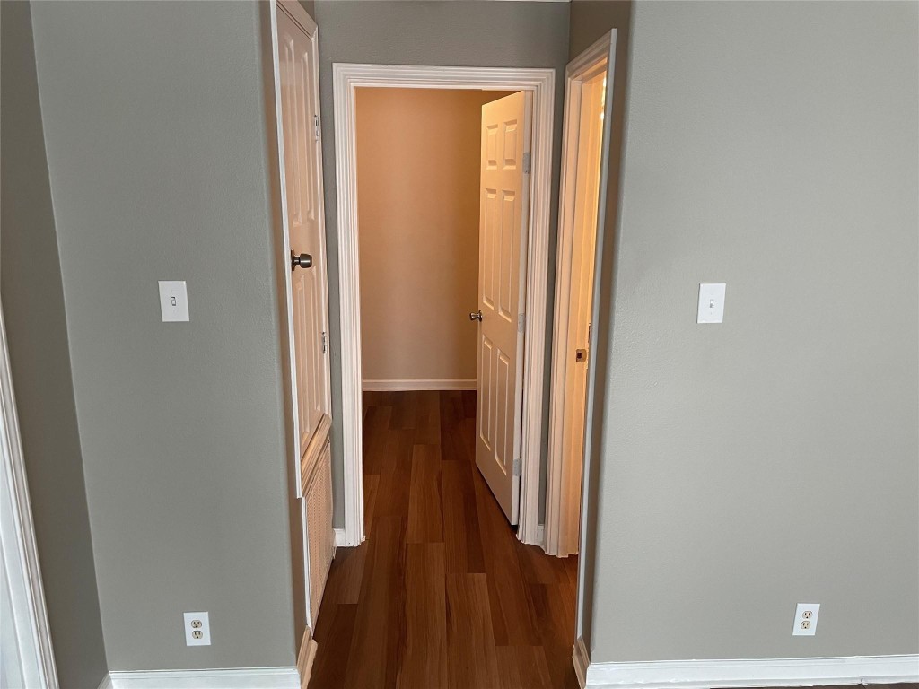 8715 Knox Street, Unit A Houston, TX 77088 - Photo 10 of 11 wooden floor in a gallery