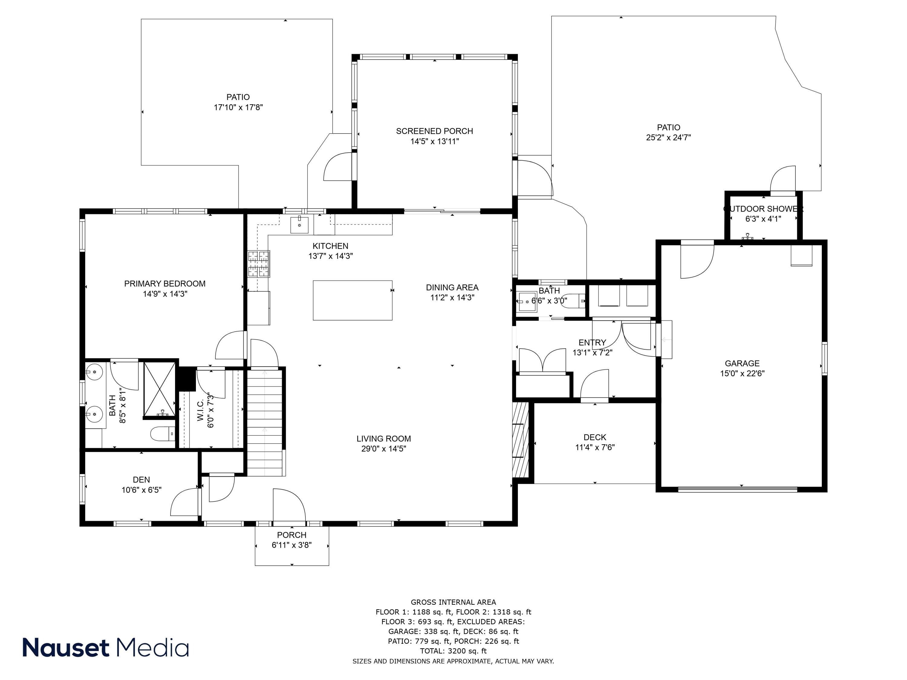 330 Crowell Road Chatham, MA 02650 - Photo 61 of 61 330 Crowell Road - First Floor Plan (3)