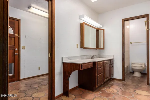 a view of a patio outdoor space with sitting area