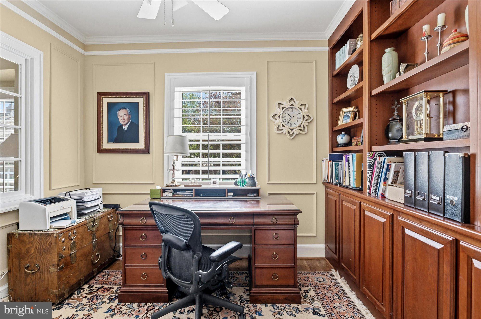 8001 Quarry Ridge Way Bethesda, MD 20817 - Photo 22 of 55 Office with Built ins