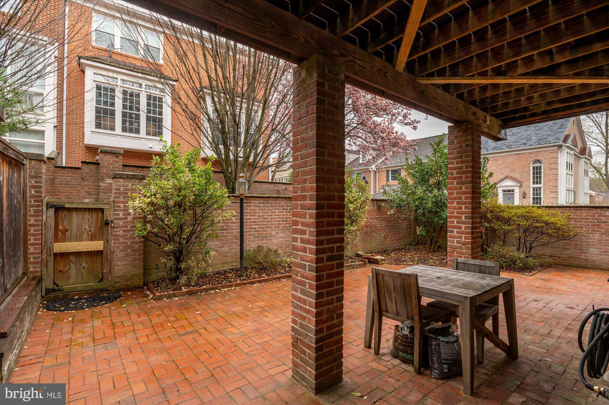 8001 Quarry Ridge Way Bethesda, MD 20817 - Photo 47 of 55 Brick Patio - Off W/O Patio off Rec Rm