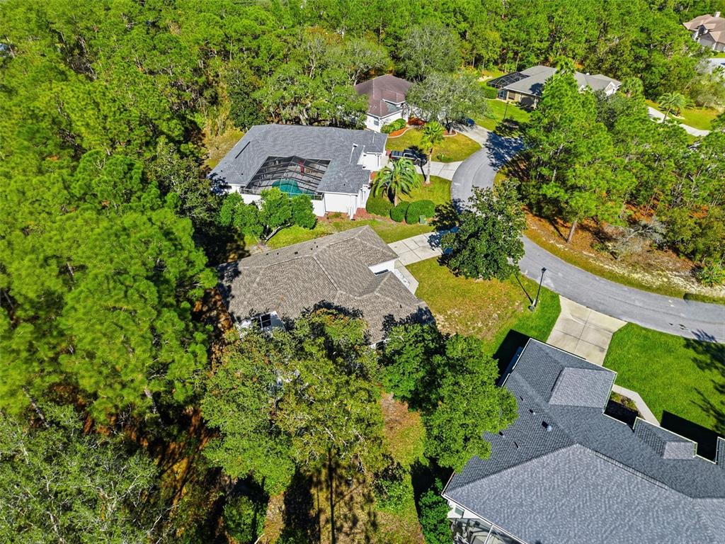 16 Nephthytis Court Homosassa, FL 34446 - Photo 44 of 45 an aerial view of a house with a yard basket ball court and outdoor seating