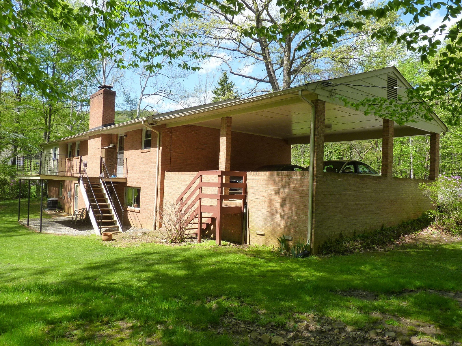 471 Pin Oak Drive Blue Ridge, VA 24064 - Photo 18 of 18 a view of a backyard with a slide