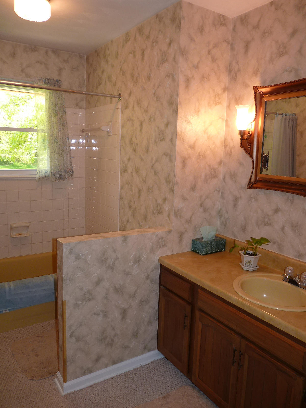 471 Pin Oak Drive Blue Ridge, VA 24064 - Photo 9 of 18 a bathroom with a sink and a mirror