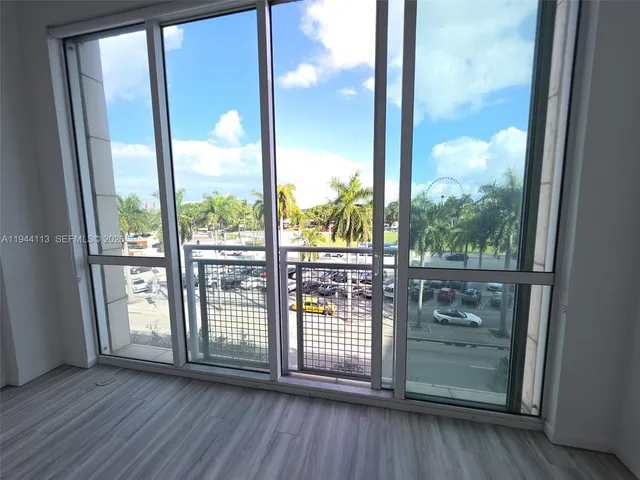 a view of a city from a window