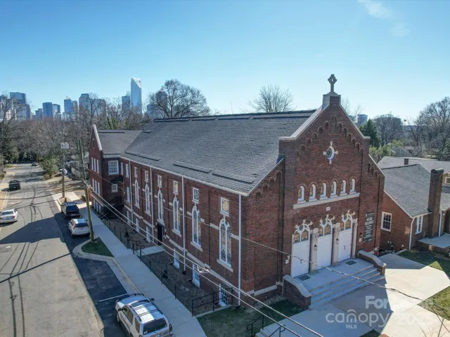 a view of a city from a balcony