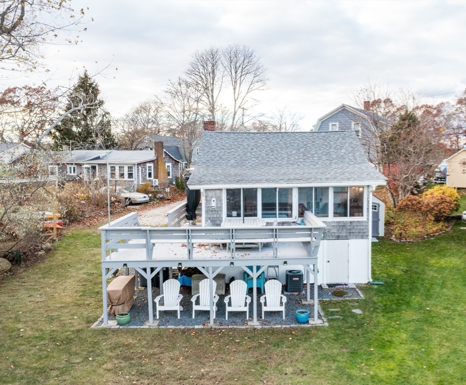 4 Ross Avenue Wareham, MA 02571 - Photo 15 of 39 a front view of a house with garden and sitting area