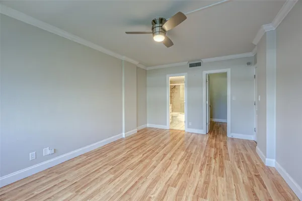 a view of a lake with a house