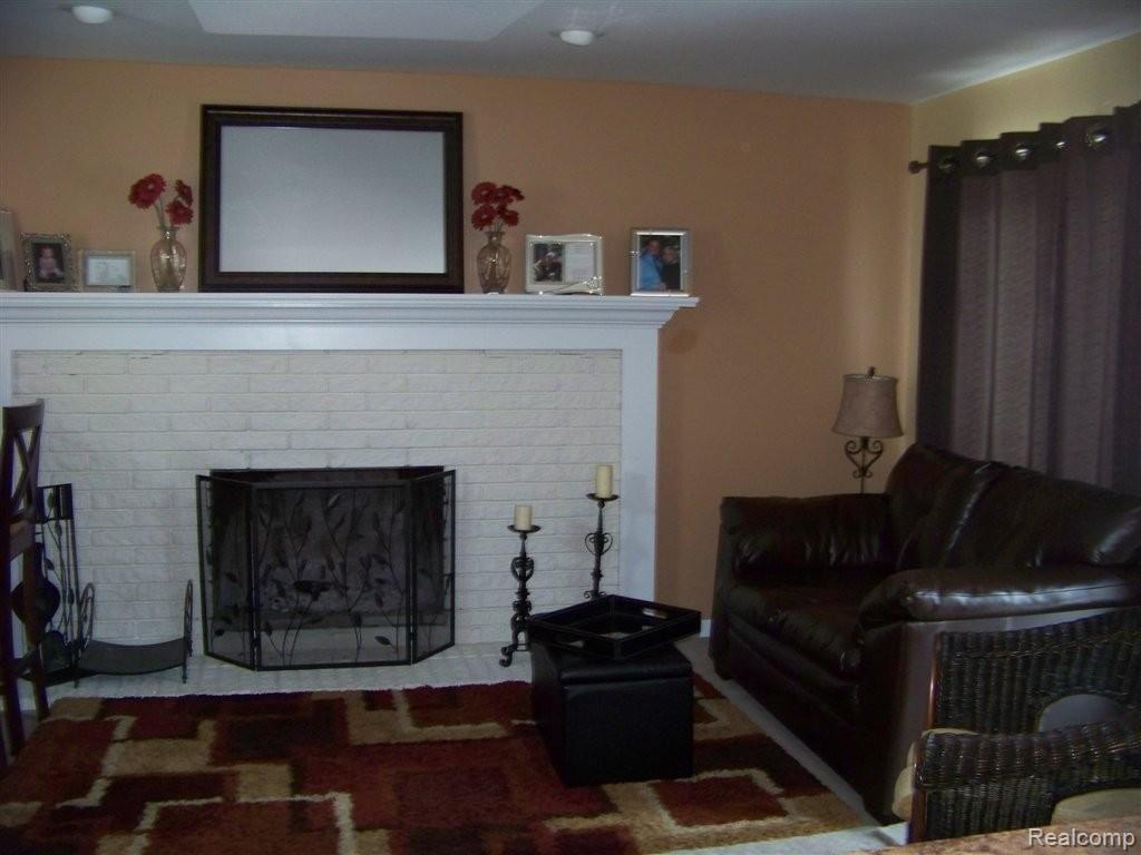 43590 Hanford Road Canton, MI 48187 - Photo 10 of 17 Brick Fireplace in Family Rm.JPG