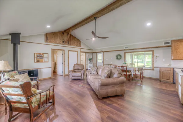 a view of a house with a big yard