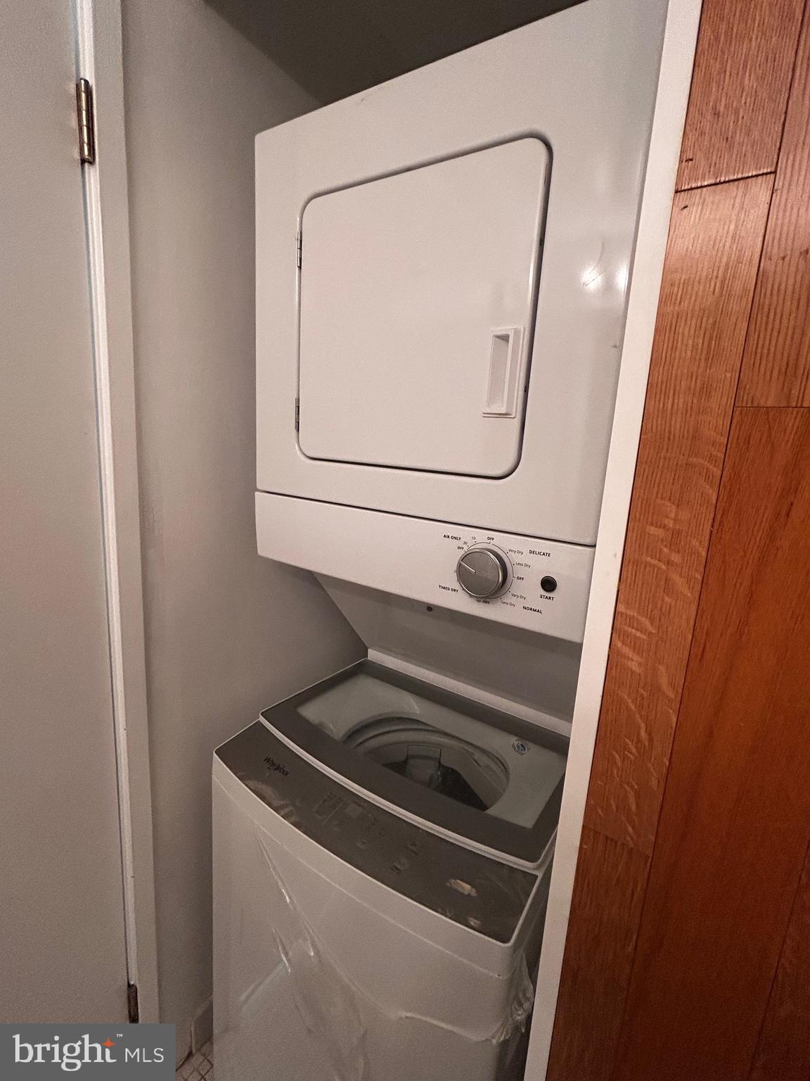 1601 Spring Garden Street, Unit 502 Philadelphia, PA 19130 - Photo 8 of 18 a close view of washer and dryer