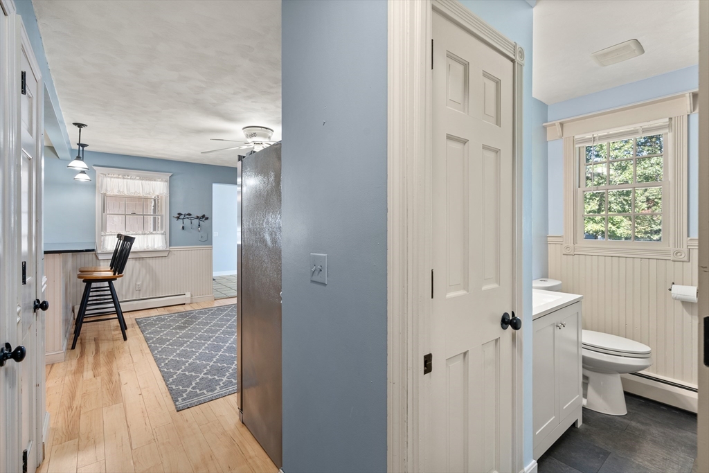 63 Pomeroy Street Easthampton, MA 01027 - Photo 28 of 42 a bathroom with a sink and a mirror