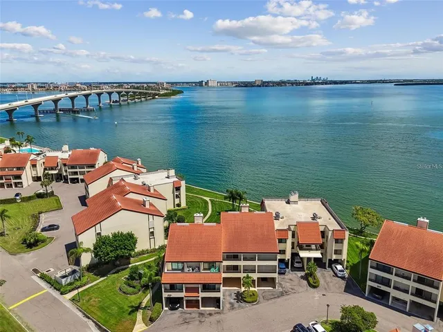 swimming pool and lake view