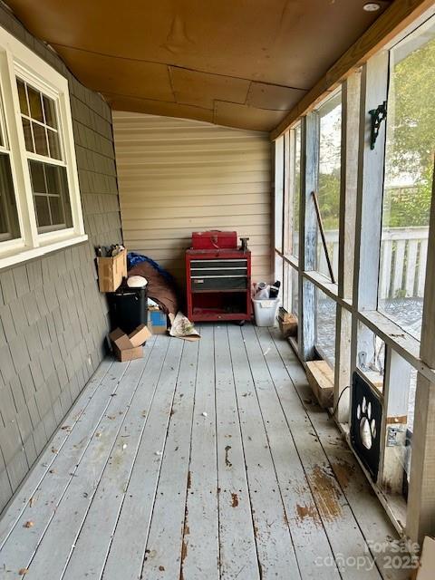 4281 Banoak Road Vale, NC 28168 - Photo 9 of 15 a view of a balcony with wooden floor