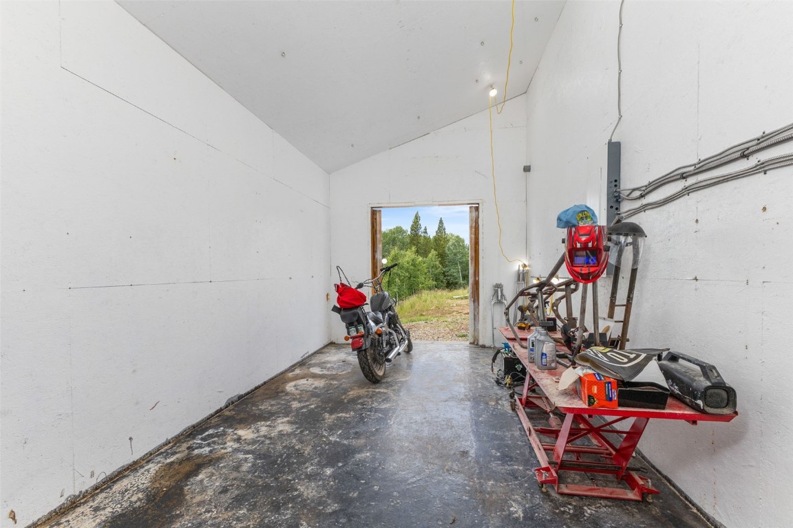 25065 Aspen Way Clark, CO 80428 - Photo 30 of 50 a view of a room with gym equipment