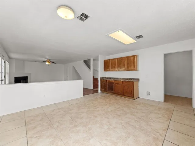 a view of a livingroom with a furniture