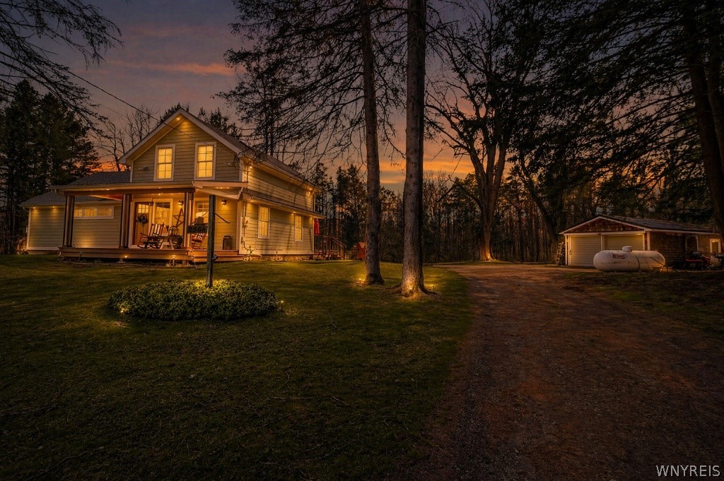 2566 Genesee Road Arcade, NY 14009 - Photo 5 of 50 Soffit lighting is a luxury upgrade