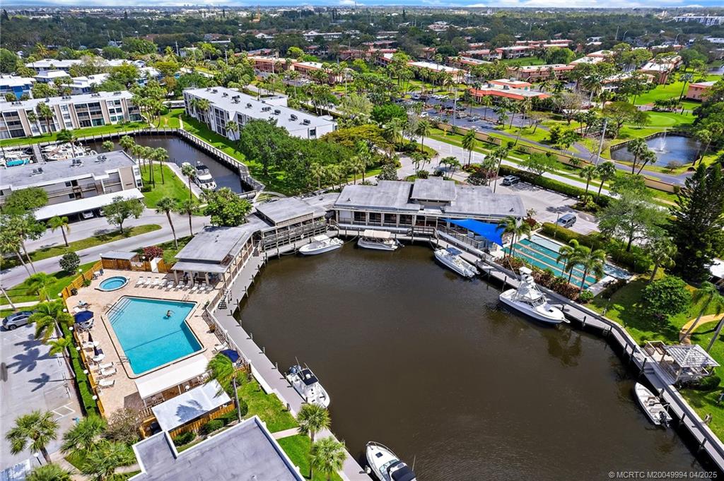 1950 Southwest Palm City Road, Unit 5310 Stuart, FL 34994 - Photo 68 of 72 an aerial view of a city with lake view