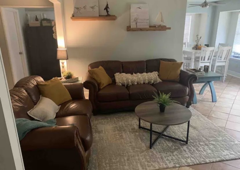 4010 Easy Street Corpus Christi, TX 78418 - Photo 3 of 17 a living room with furniture and a rug