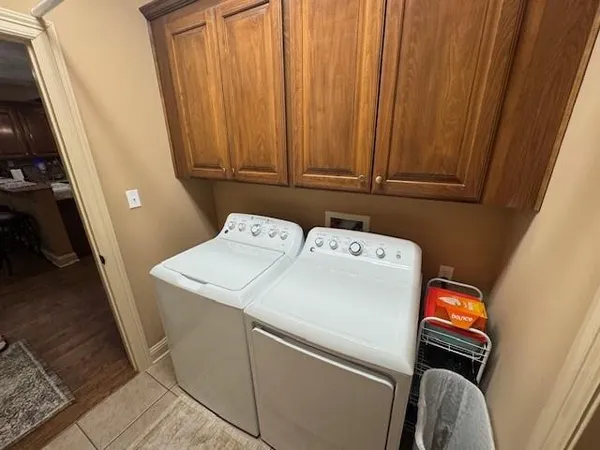 a view of washer and dryer
