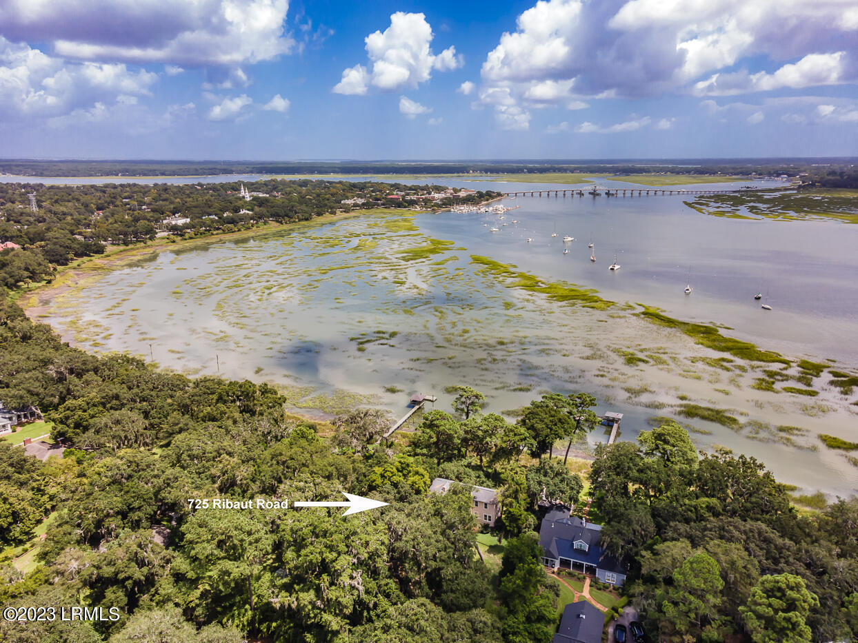 725 Ribaut Road Beaufort, SC 29902 - Photo 1 of 38 Aerial 4 with address