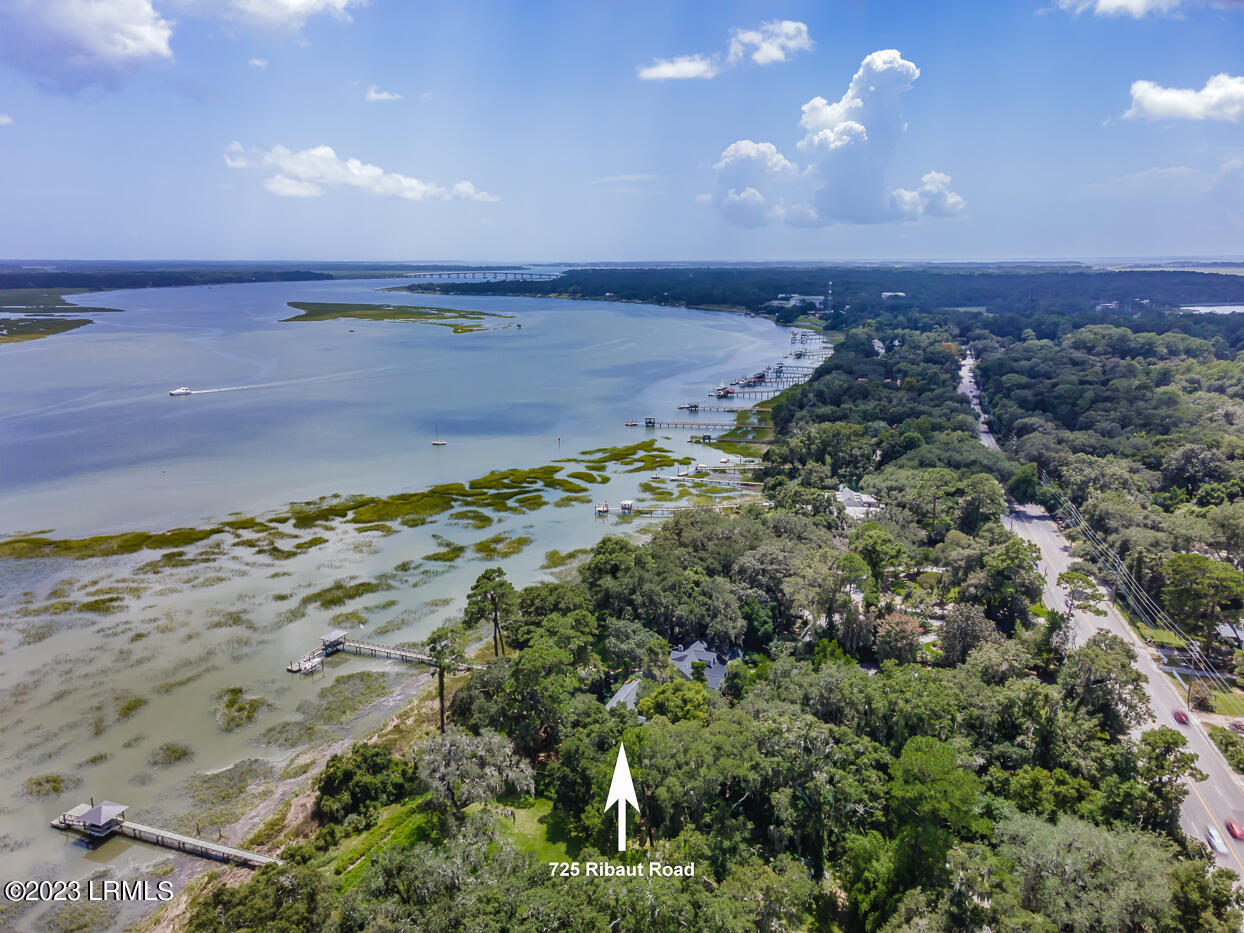 725 Ribaut Road Beaufort, SC 29902 - Photo 36 of 38 Aerial 5 with address