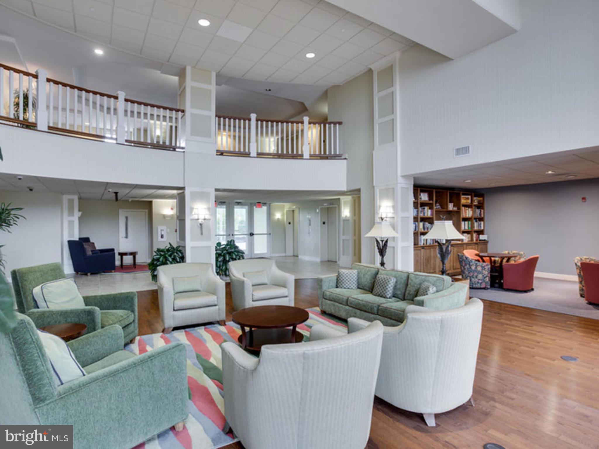 8501 Bayside Road, Unit 606 Chesapeake Beach, MD 20732 - Photo 13 of 32 Well appointed Lobby and gathering room.