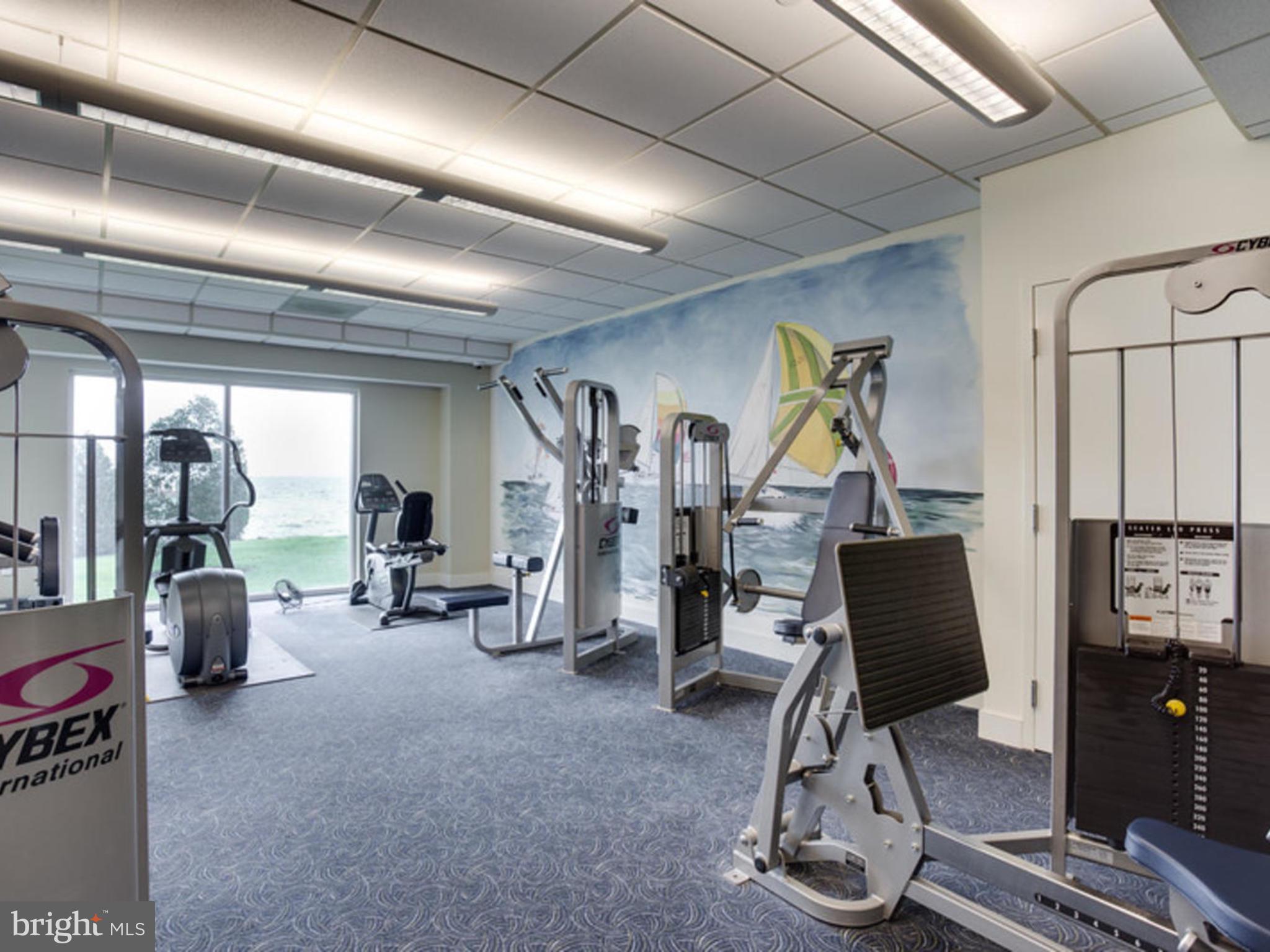 8501 Bayside Road, Unit 606 Chesapeake Beach, MD 20732 - Photo 15 of 32 Fitness room has treadmills, elliptical, bike