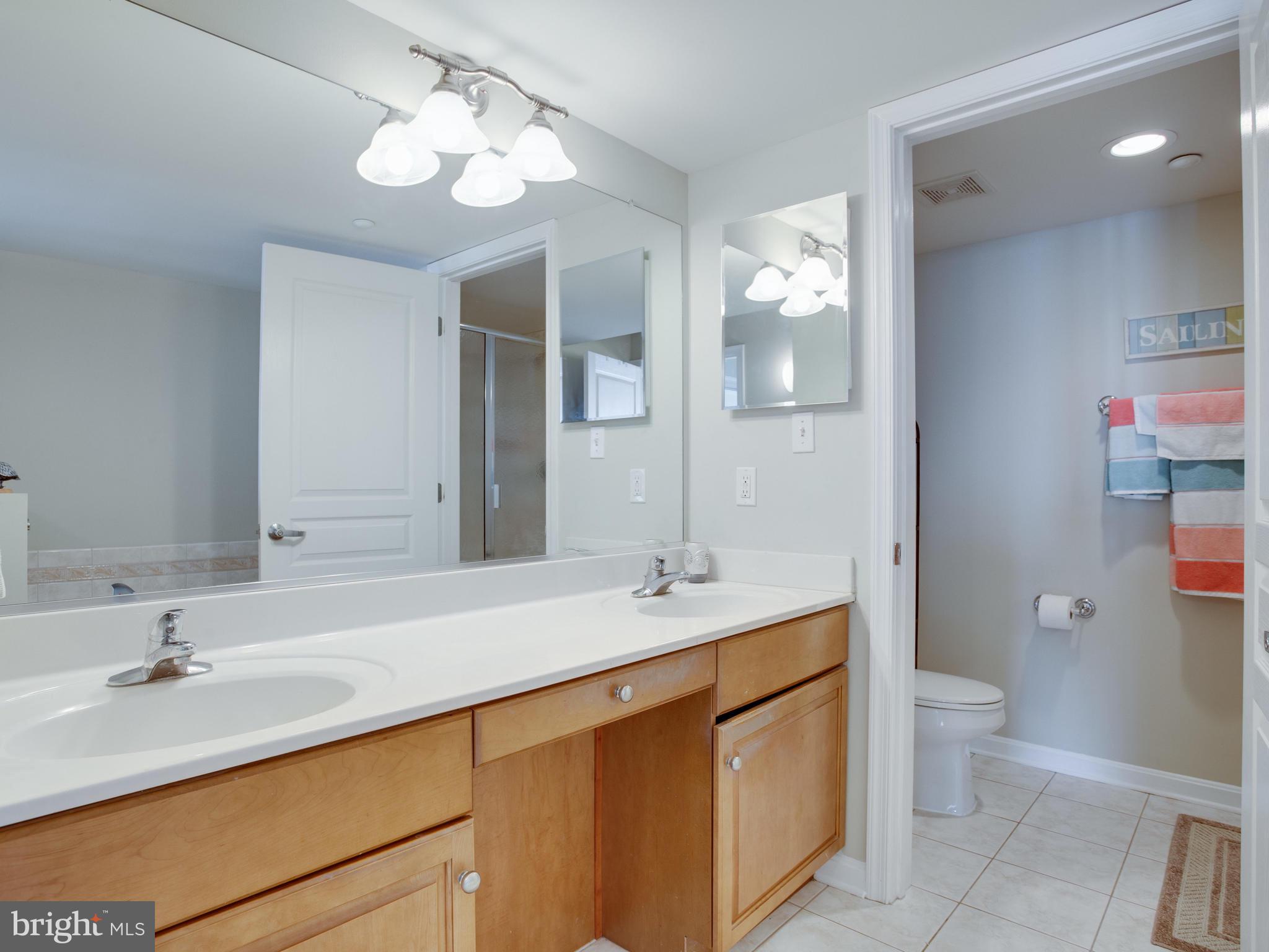 8501 Bayside Road, Unit 606 Chesapeake Beach, MD 20732 - Photo 8 of 32 Master bath has soaking tub & separate shower