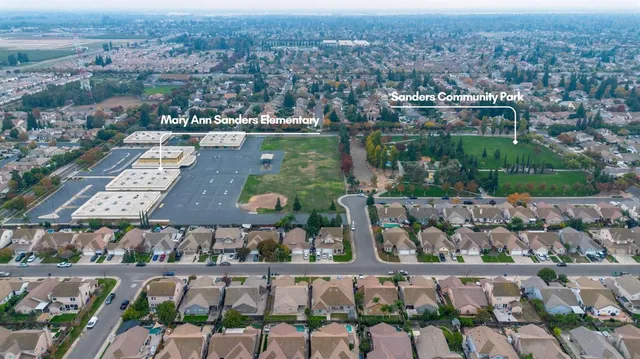 an aerial view of river residential house with outdoor space