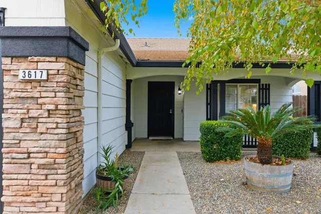 a front view of a house with a porch