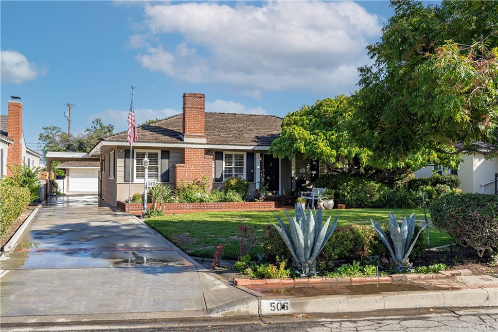 506 South Old Ranch Road Arcadia, CA 91007 - Photo 1 of 1 a front view of a house with garden