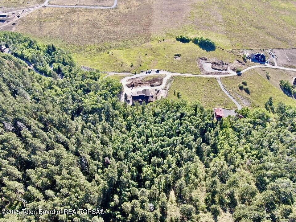 436 Stewart Creek Road Etna, WY 83118 - Photo 25 of 37 Aerial view of acreage