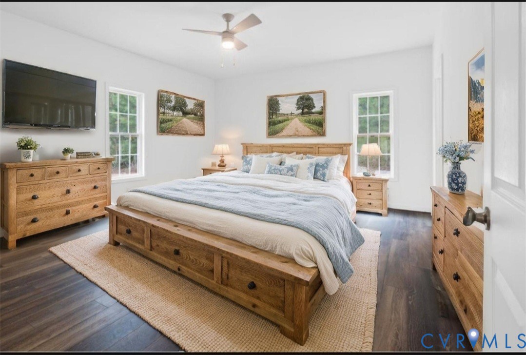 178 Barter Hill Road Cumberland, VA 23040 - Photo 16 of 34 Virtual staging of bedroom