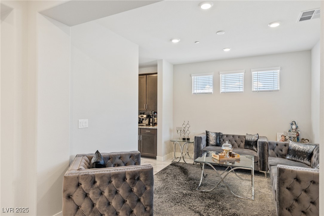 5592 Hickory Tree Street Las Vegas, NV 89149 - Photo 25 of 87 Living area featuring recessed lighting