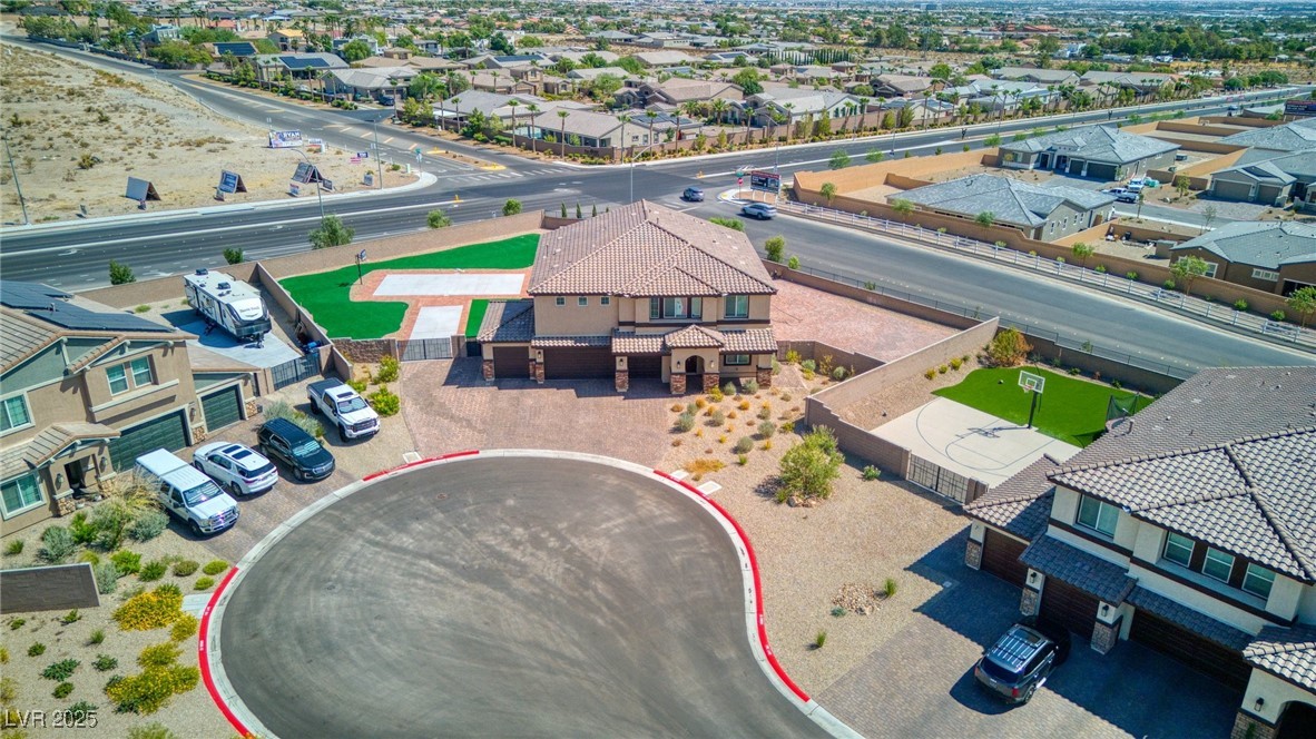 5592 Hickory Tree Street Las Vegas, NV 89149 - Photo 8 of 87 Aerial perspective of suburban area