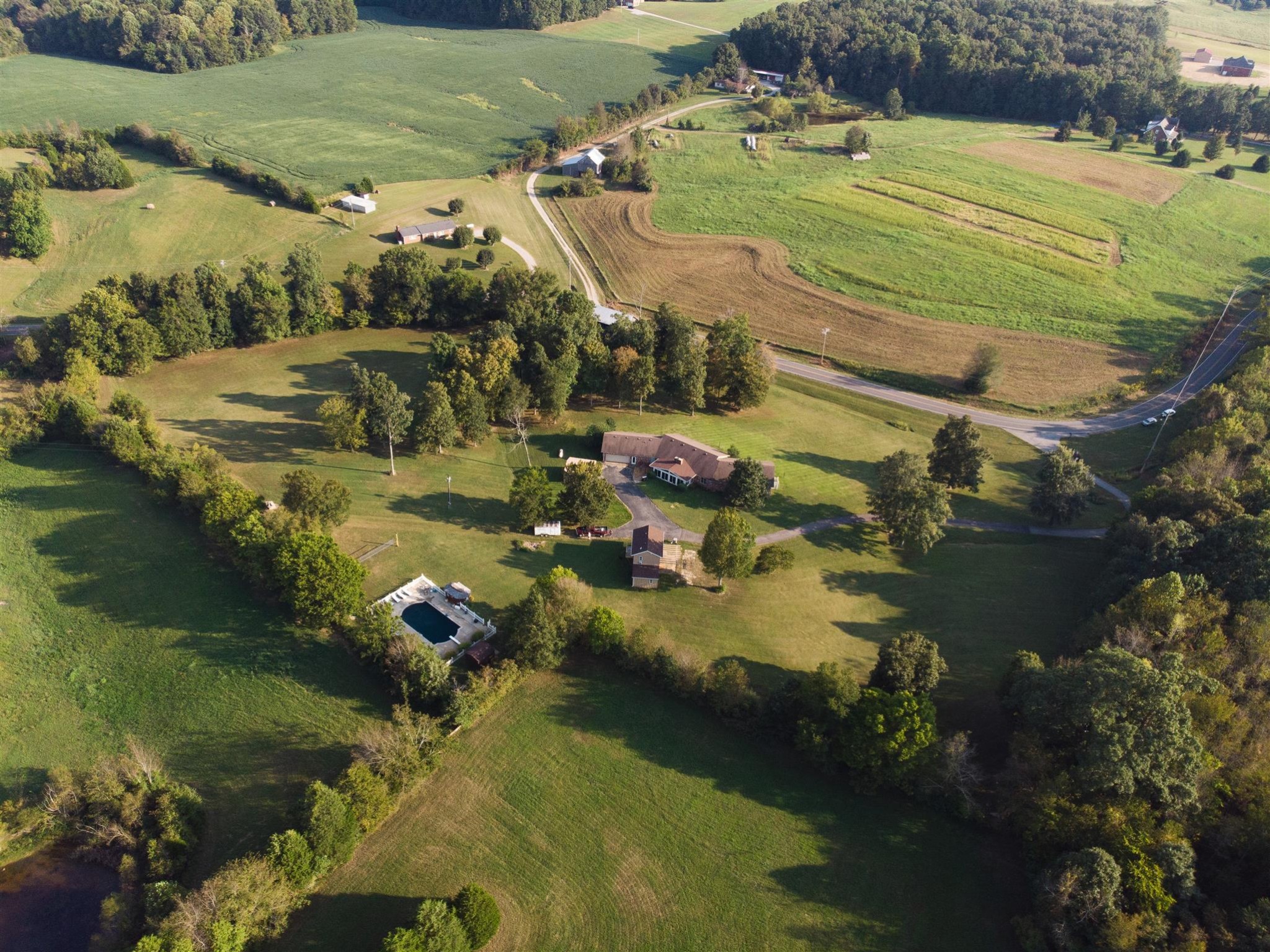 2732 Jack Teasley Road Pleasant View, TN 37146 - Photo 29 of 31 an aerial view of residential houses with outdoor space
