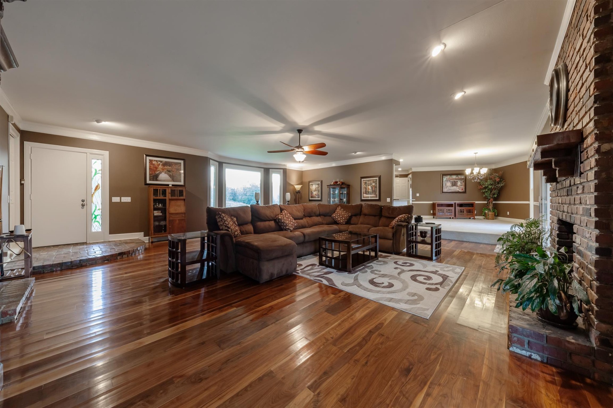2732 Jack Teasley Road Pleasant View, TN 37146 - Photo 5 of 31 a living room with lots of furniture and wooden floor