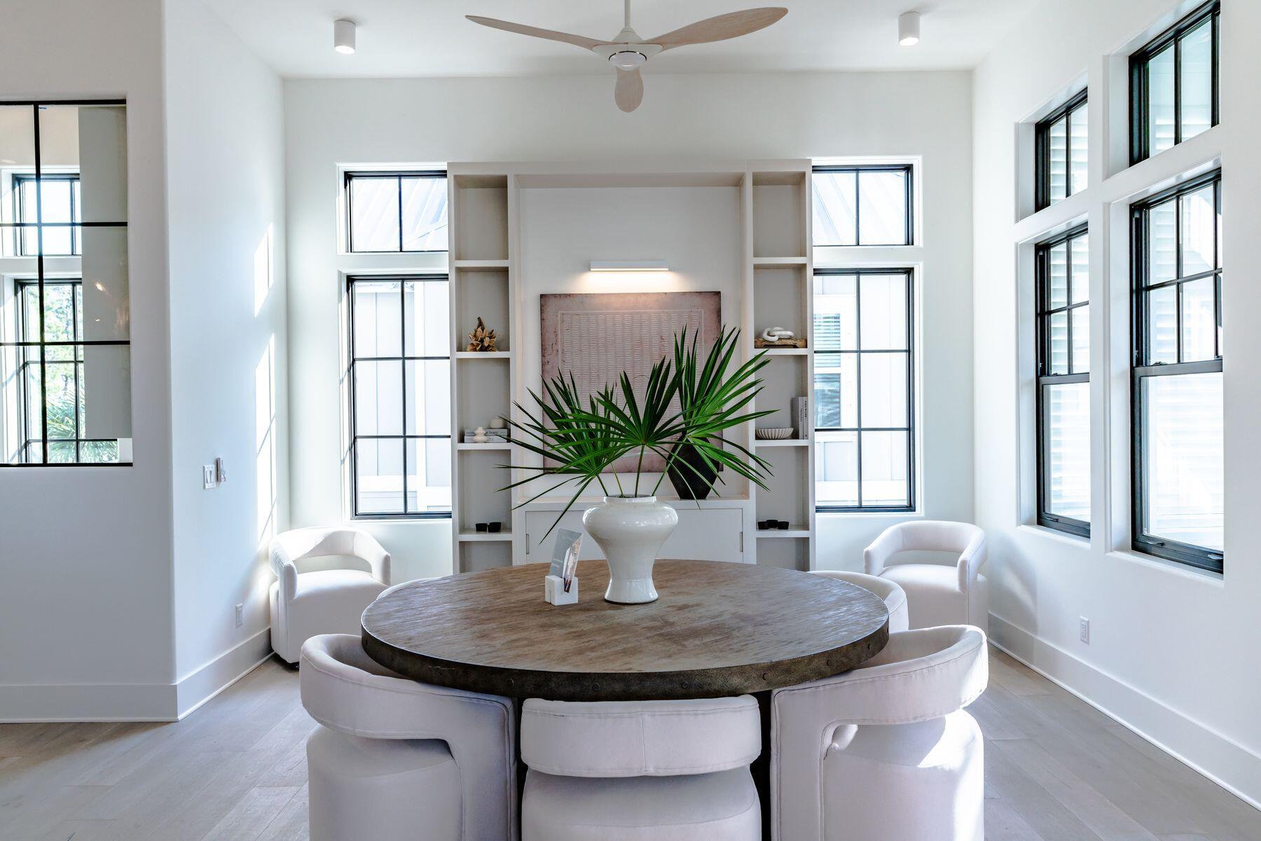 143 Grande Pointe Cir Inlet Beach Inlet Beach, FL 32461 - Photo 25 of 51 a view of a dining room with furniture and a potted plant