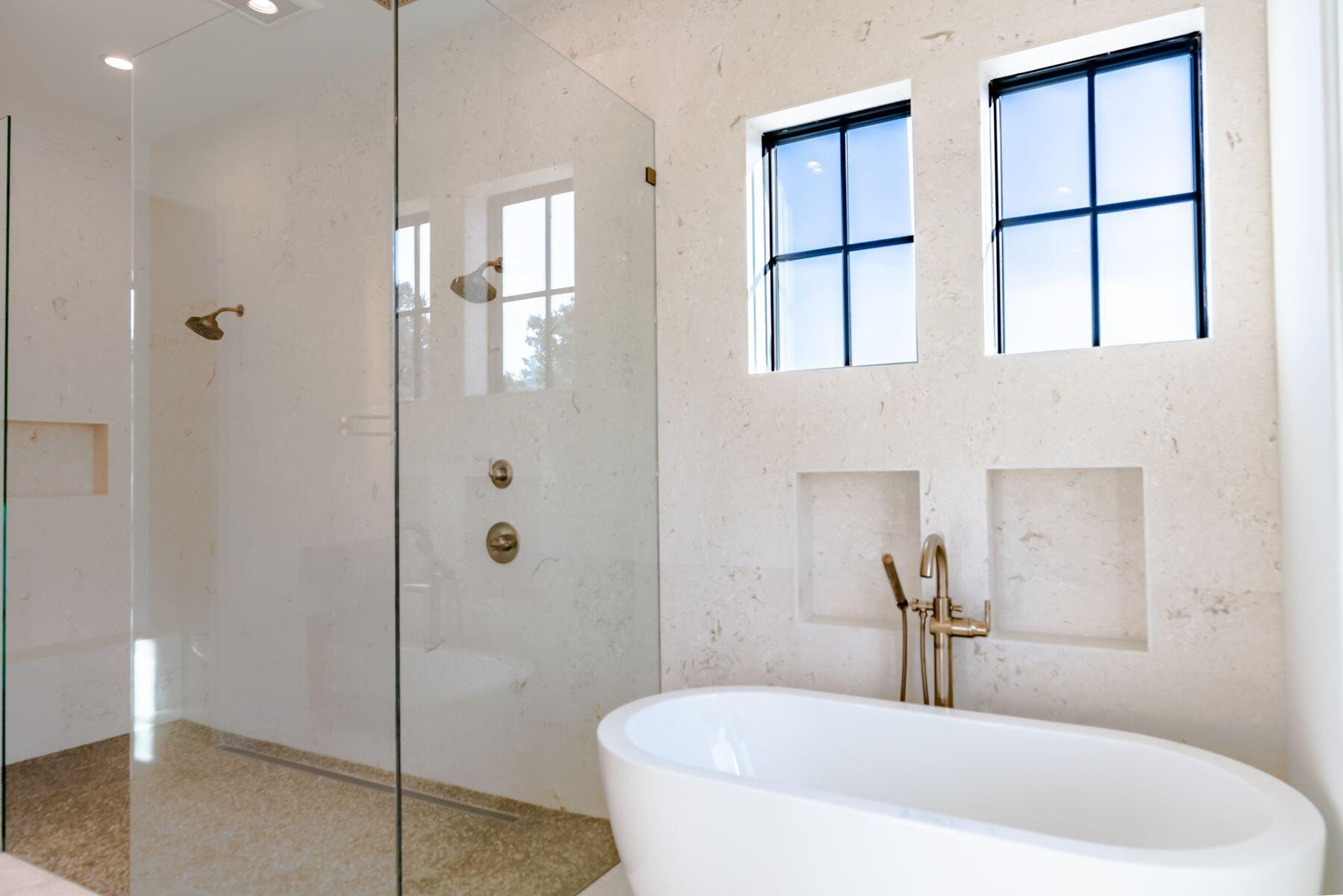 143 Grande Pointe Cir Inlet Beach Inlet Beach, FL 32461 - Photo 46 of 51 a white bath tub sitting next to a shower