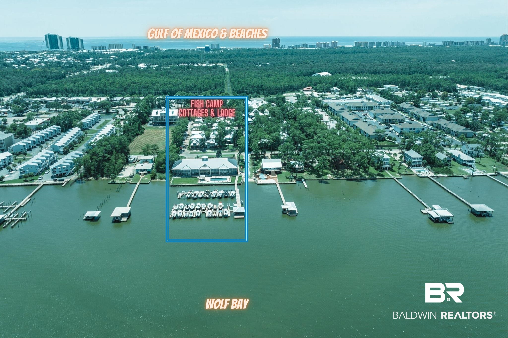 25773 Canal Road, Unit 27 Orange Beach, AL 36561 - Photo 50 of 50 Fish Camp Aerial
