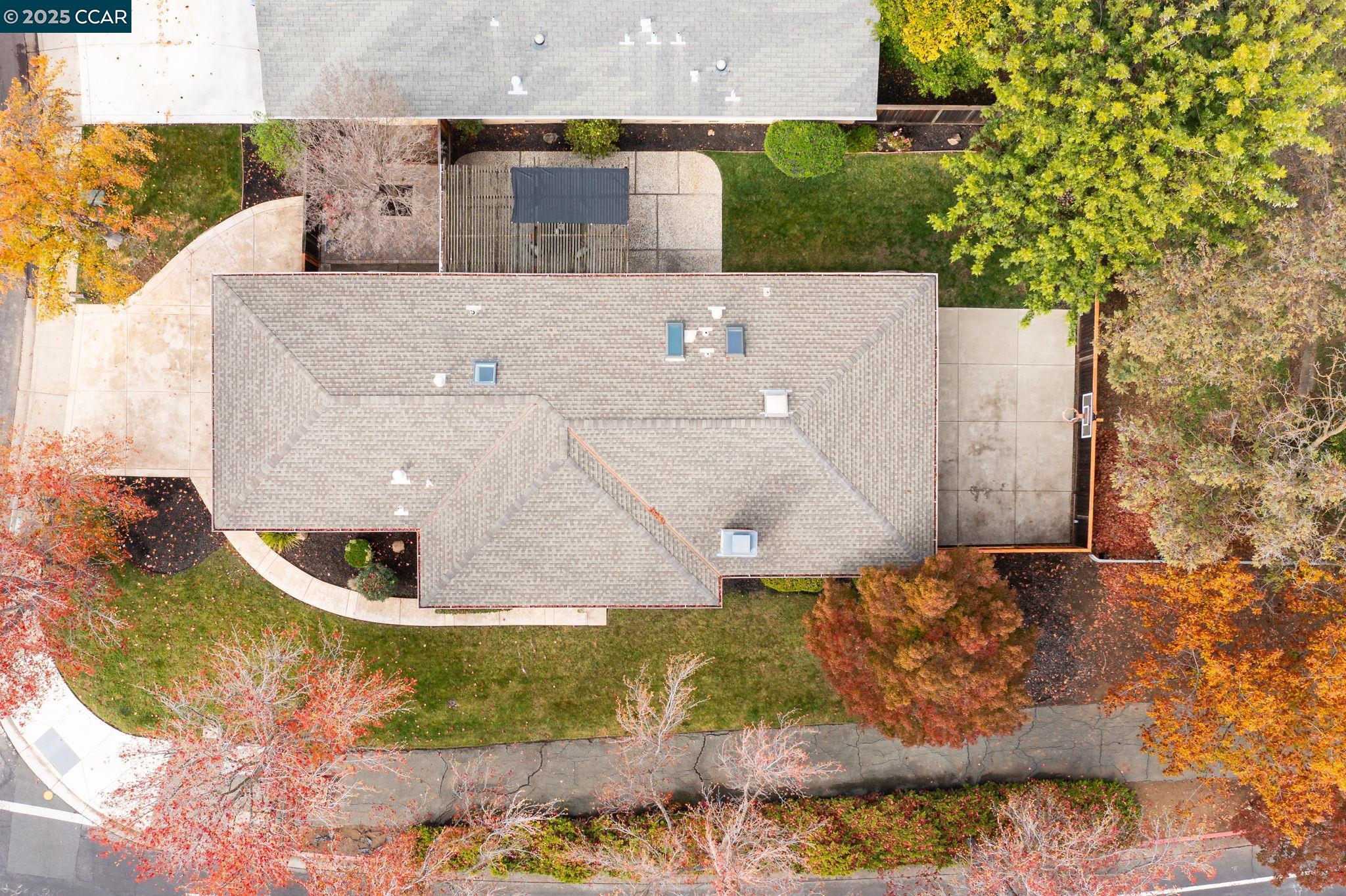 4597 Wildcat Lane Concord, CA 94521 - Photo 54 of 57 an aerial view of a house with a yard