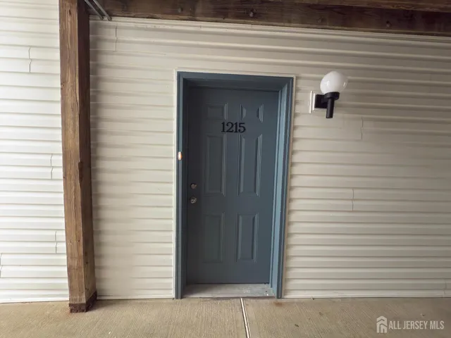 a view of entryway door